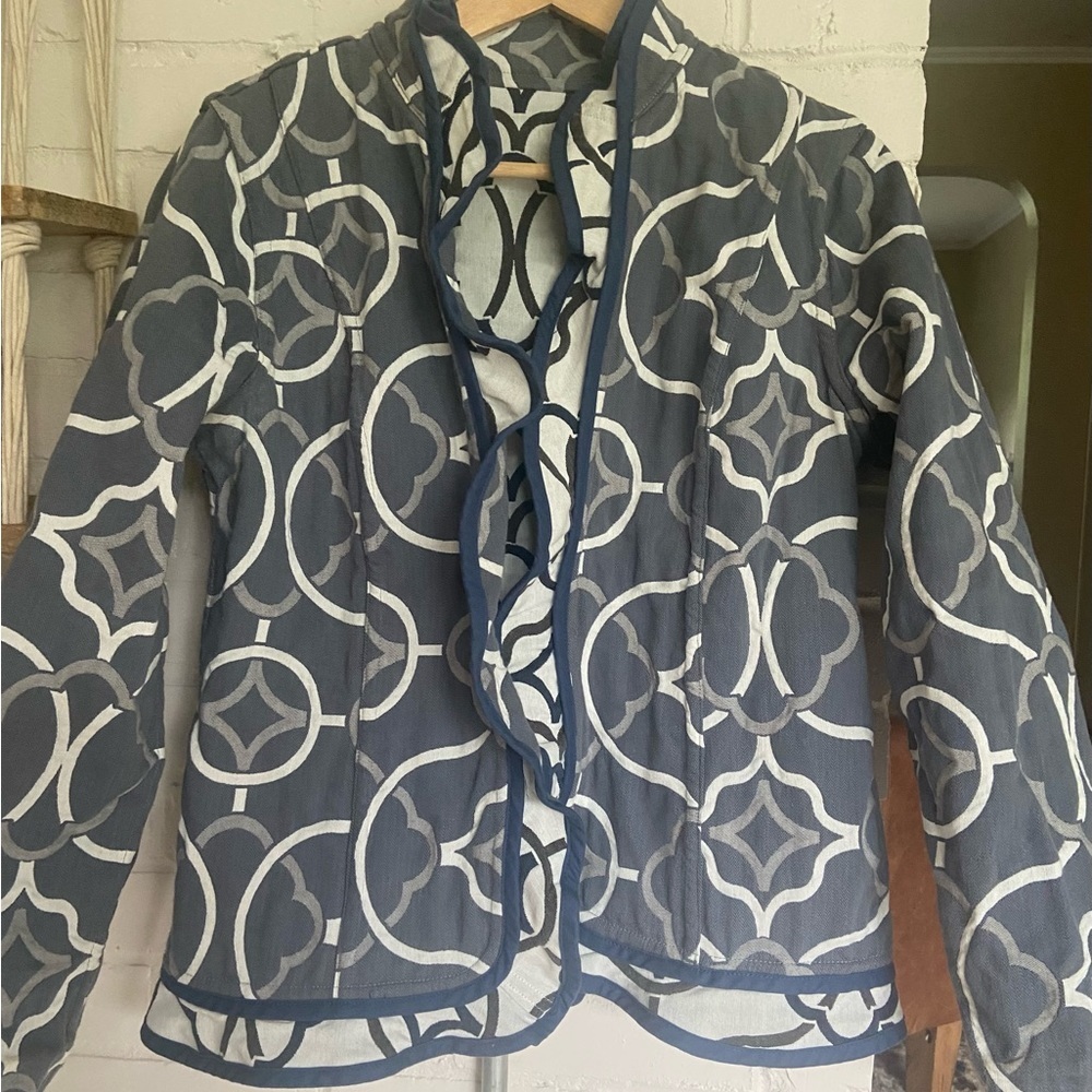 Trimdin Womans reversible cotton jacket made in USA. Sz M - Picture 3 of 8